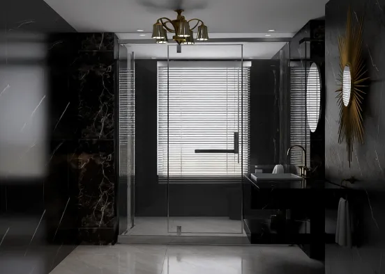 thik is luxury bathroom 
 Design Rendering