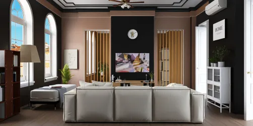 dark living room 