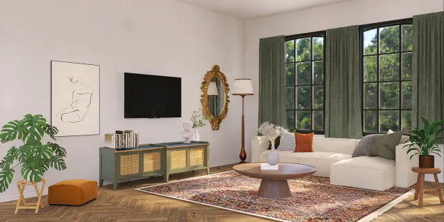 Rustic living room 