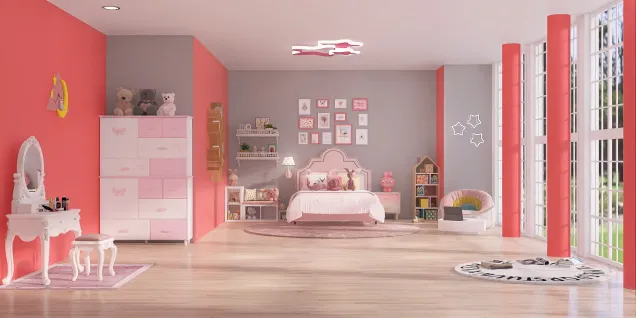 children's room in pink tones 🩷(again) 