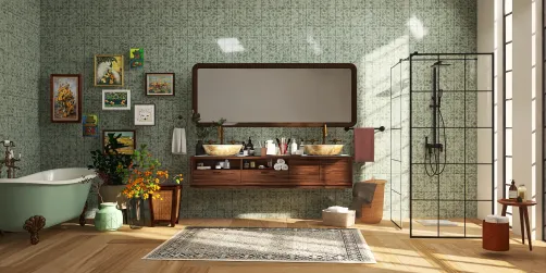 Green bathroom 