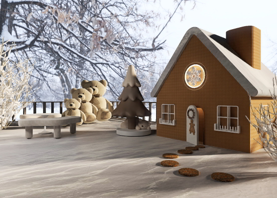 Gingerbread house  Design Rendering