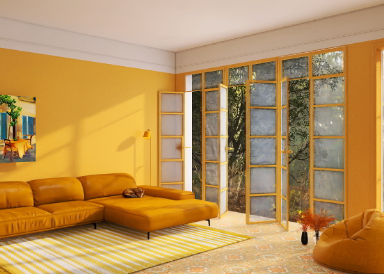 Living Room - Lemonade Juice 🍋  Design Rendering