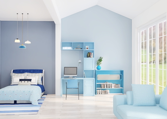 here is a boys room Design Rendering
