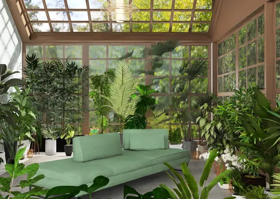 Green Escape Sunroom Design Rendering