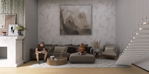 marble living room