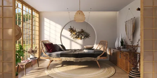 Boho bedroom 🤍