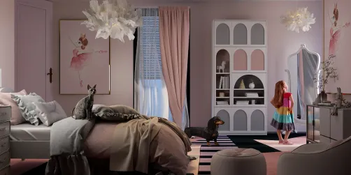 “Blush & Cloud Dreamland” Bedroom 