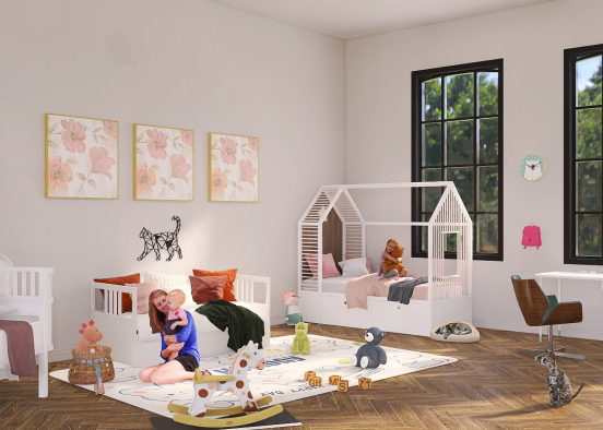 Kids bedroom! Design Rendering