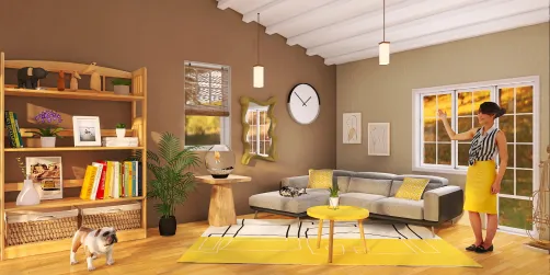 salon jaune 