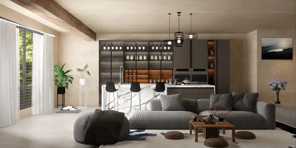 Professional interior design created with Homestyler 3D design software