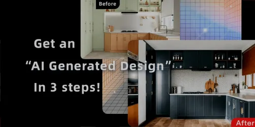 Get an Al Generated Design in 3 step!