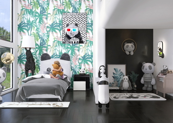 panda room Design Rendering