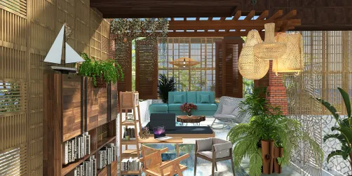 caribbean home office which allow sea breeze 