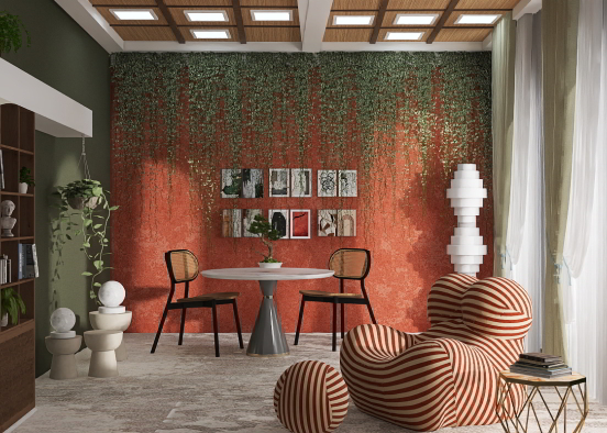 Poetry livingroom  Design Rendering