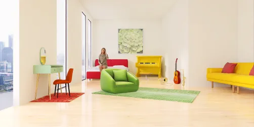 Musical warm colored room (edited)