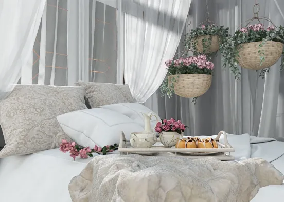 # Breakfast in bed for mom ￼ Renderização de Design