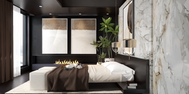 Luxury Minimalist Bedroom 