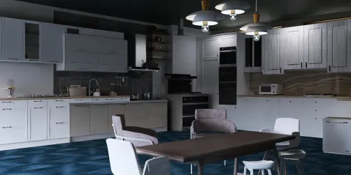 Elegant Modern metal less simply  home kitchen 