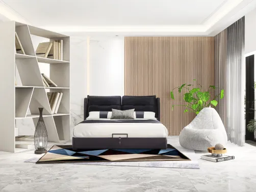 Simple White Basic Bedroom