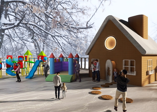 The lot of people playground  Design Rendering