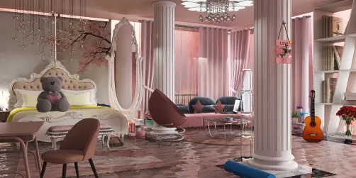 Sunset Aesthetic Bedroom