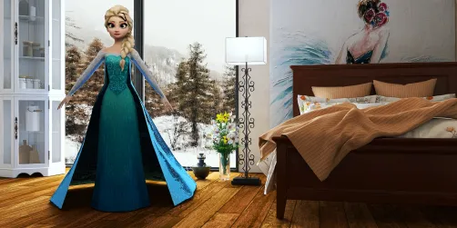 Elsa from frozen movie 🎥🍿💡
