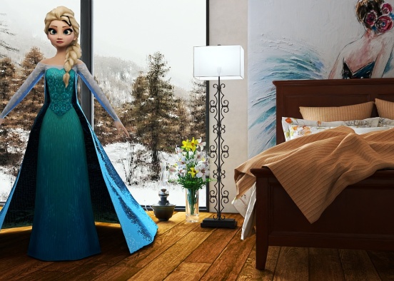 Elsa from frozen movie 🎥🍿💡 Design Rendering