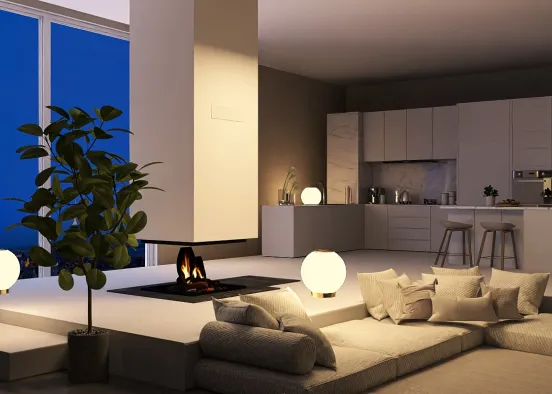# Een moderne oase van rust Renderização de Design