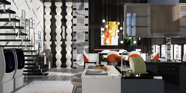 Professional interior design created with Homestyler 3D design software