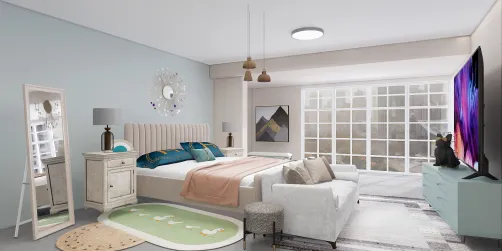 Cheeky posh modern bedrooom