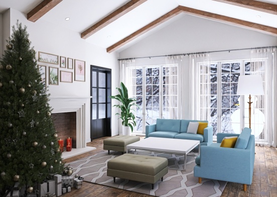 January Living room Design Rendering