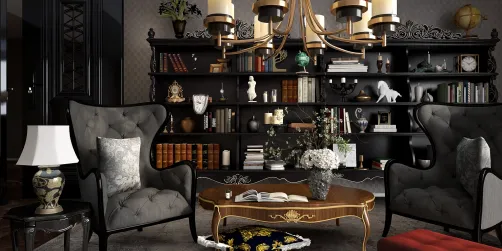 Gothic living room 