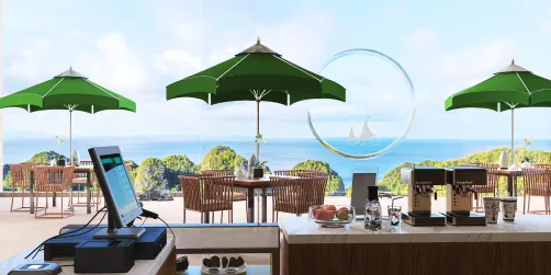 Beachside café