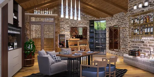 Private wine cellar