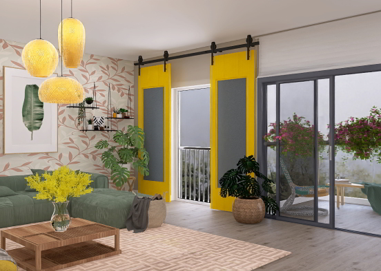 My summer apartment 🌞🌻 Design Rendering