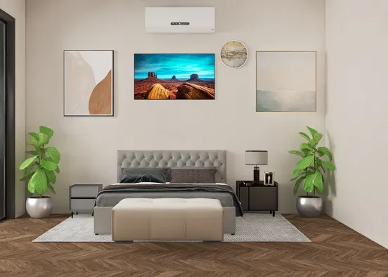 simple room  Design Rendering