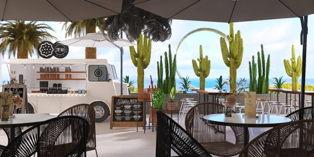 Outdoor Pop Up Brunch Place🥯🥪☕️✨