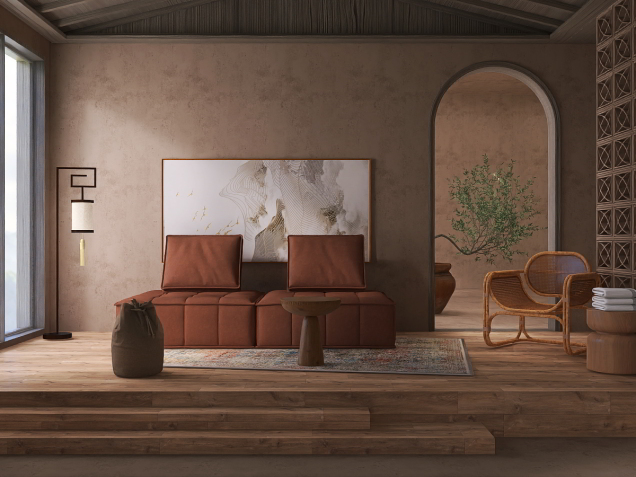 Minimalist living area