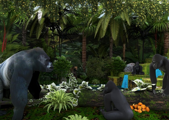 Earth Day Challenge: Save the Gorillas 🦍💕 Design Rendering