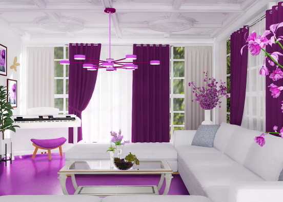 Purple. 💜 Design Rendering
