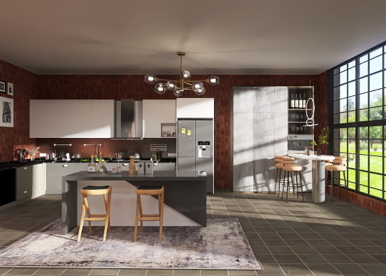 modern kitchen 😍🏠 Design Rendering