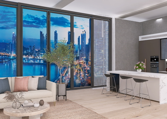 modern apartment flat in Orlando📍 Design Rendering