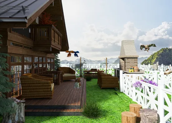# Vincent’s Colorado Ranch  Renderização de Design