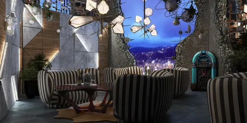 salottino della zona bar del ristorante🥂🍾