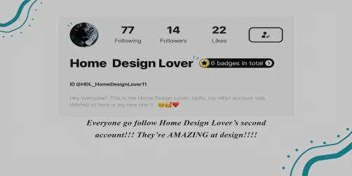Go Follow Home Design Lover’s New Account!