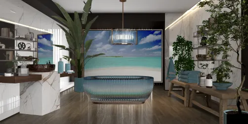 coastal home: bathroom