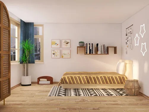 Bedroom in brown color!🥯