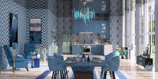 Kitchen in Blue 💙