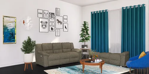 piso negro sala gris